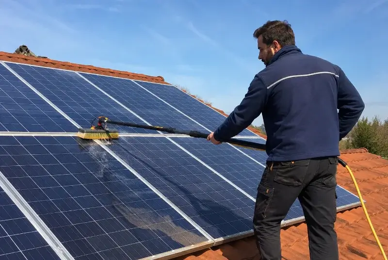 Nettoyage et entretien de panneaux solaires à Leucate